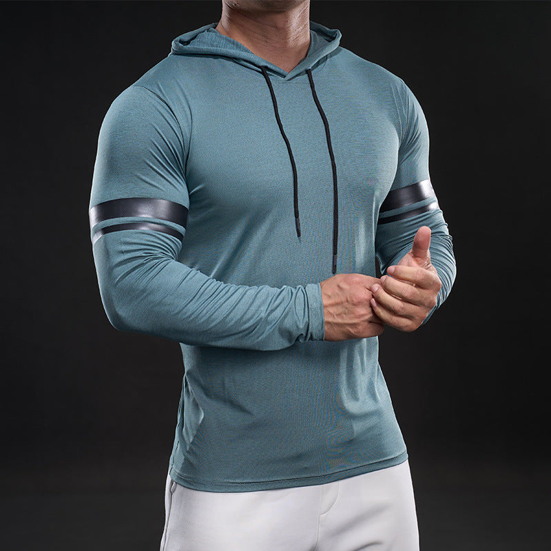 Herren sportliches Langarm-Hoodie-Shirt Echoarchiv