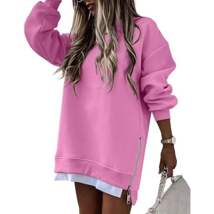 Damen Lässiger Hoodie mit seitlichem Reißverschluss Echo Archiv
