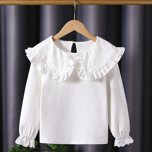 Damen Bluse mit großem Rüschenkragen Echo Archiv