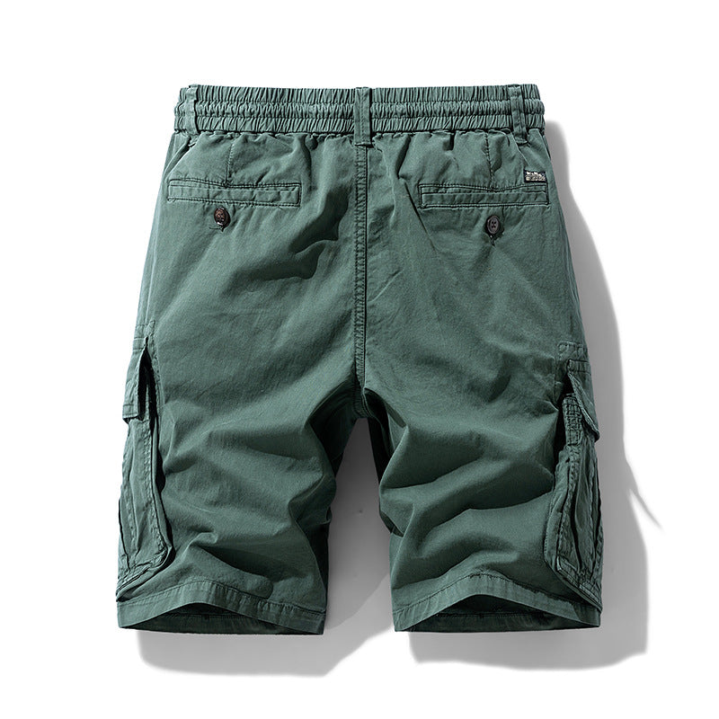 Herren multifunktionale Cargoshorts mit elastischem Bund und praktischen Seitentaschen Echoarchiv