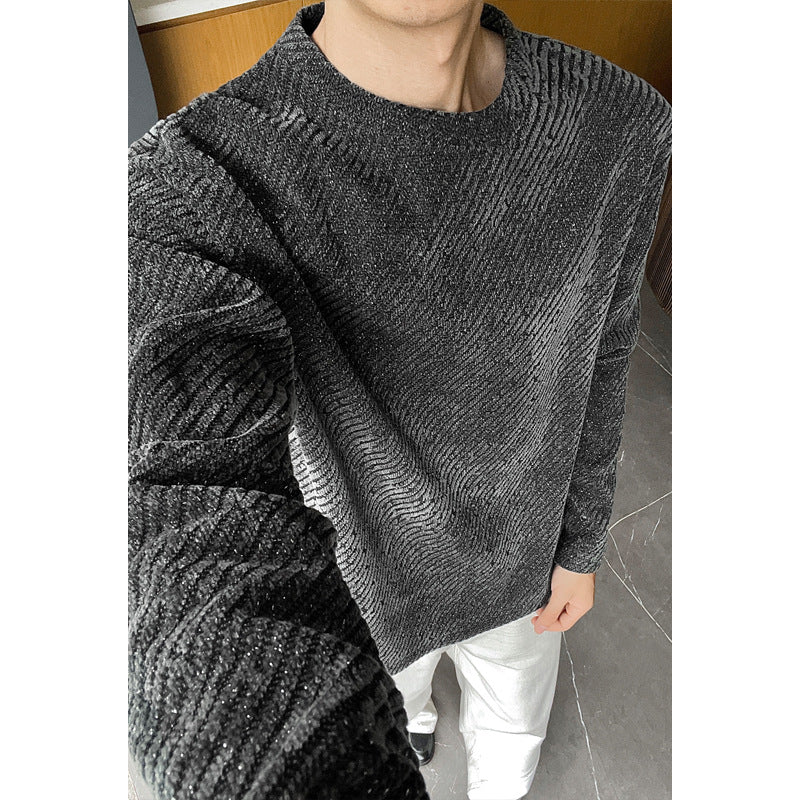 Herren Modischer Oversized Pullover Echo Archive