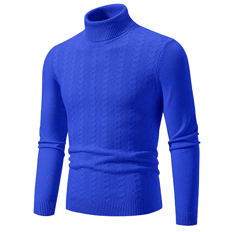 Herren Komfortabler Rollkragenpullover mit strukturiertem Design und hochwertiger Baumwolle Echoarchiv