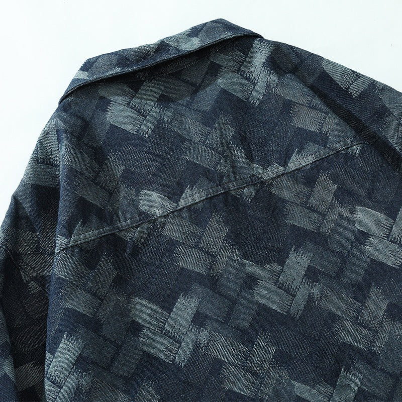 Herren Modische Denim-Jacke Echo Archiv