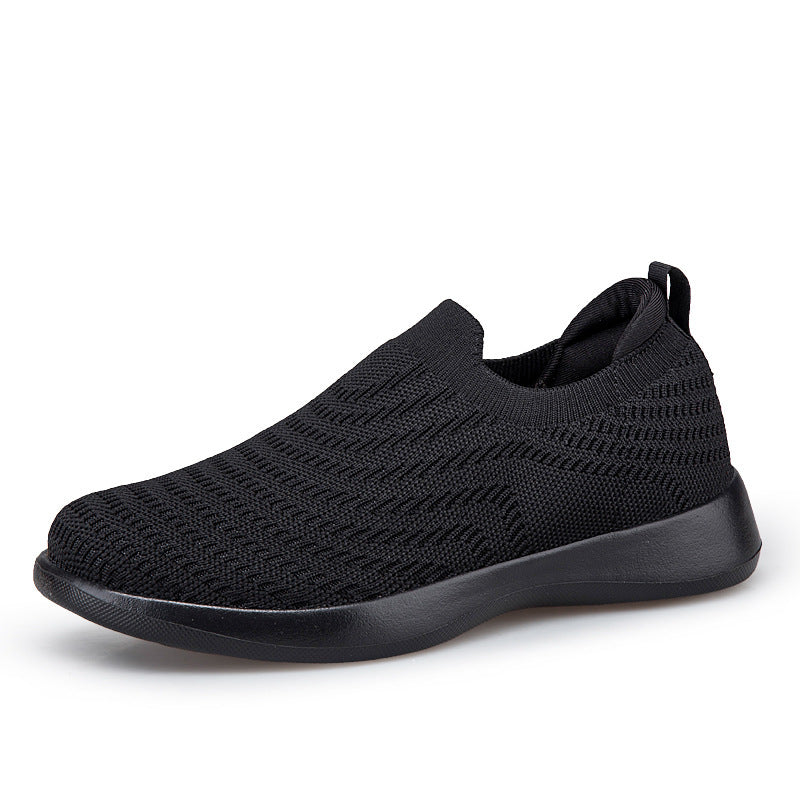 Damen nan Feinstrick-Ballerina-Sneaker mit elastischem Einstieg, gepolstertem Komfortfußbett und flexibler Leichtsohle Echo Archiv