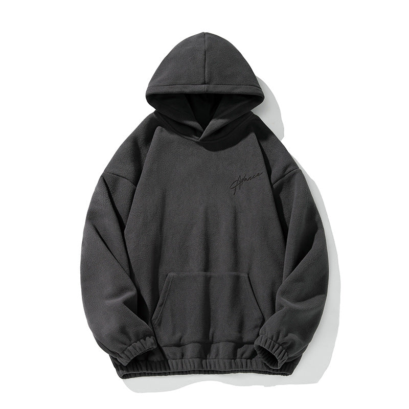 Unisex Schwerer Fleece-Kapuzenpullover im Relaxed-Boxy-Schnitt mit Kängurutasche Echo Archiv