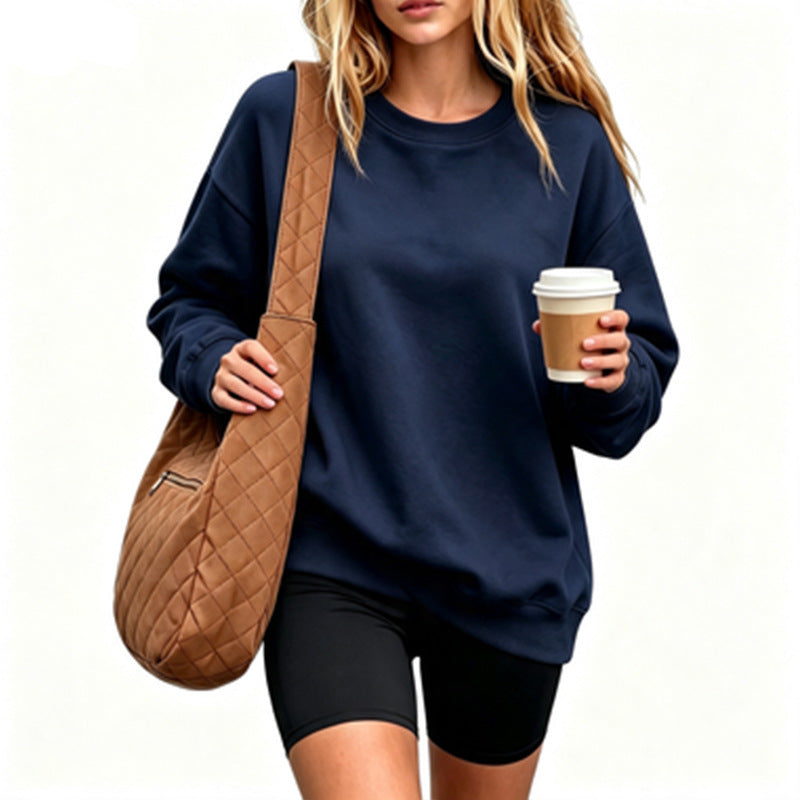 Damen Bequemer Oversized Sweatshirt Echoarchiv