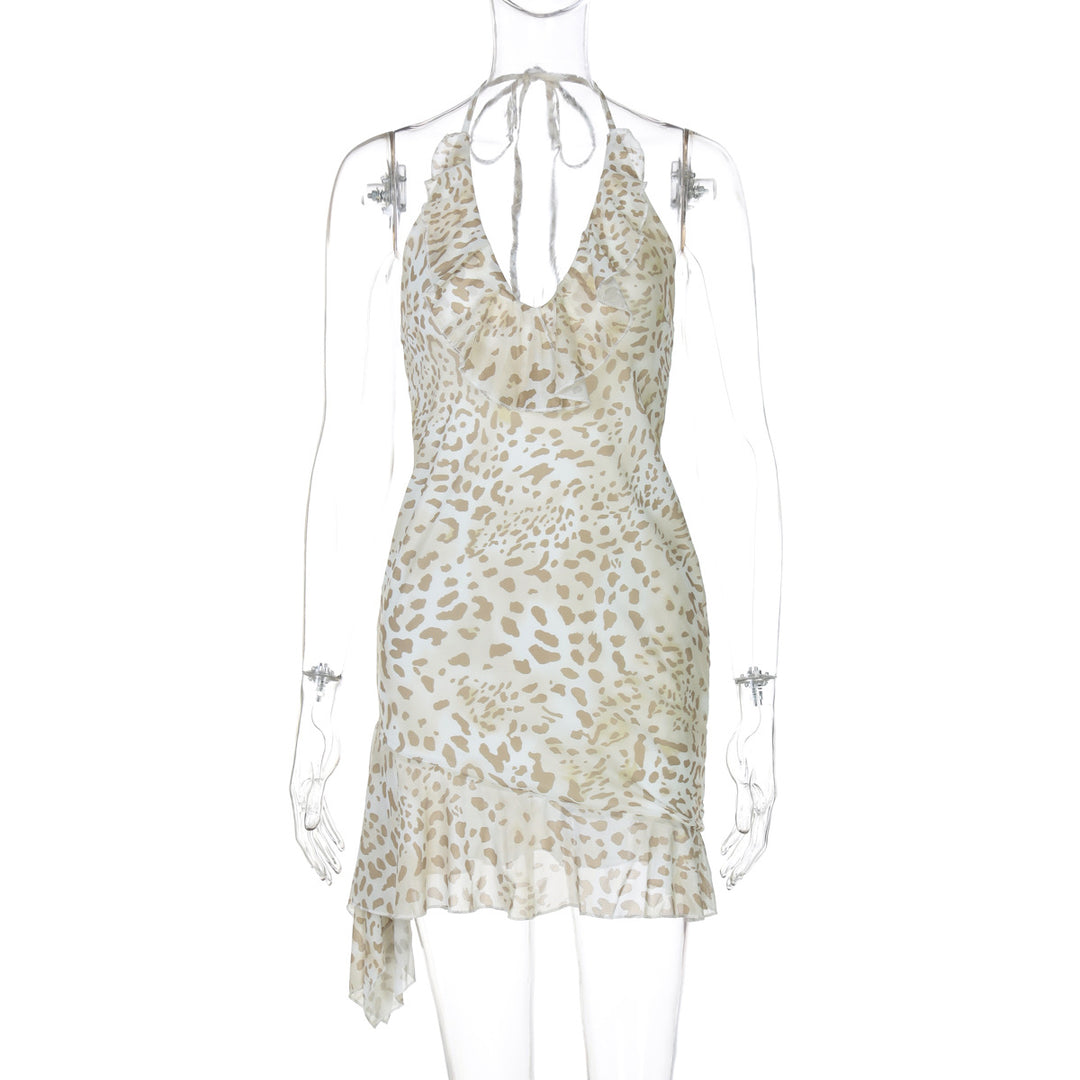 Damen Verspieltes Sommerkleid mit Raffungen und asymmetrischem Saum Echo Archiv