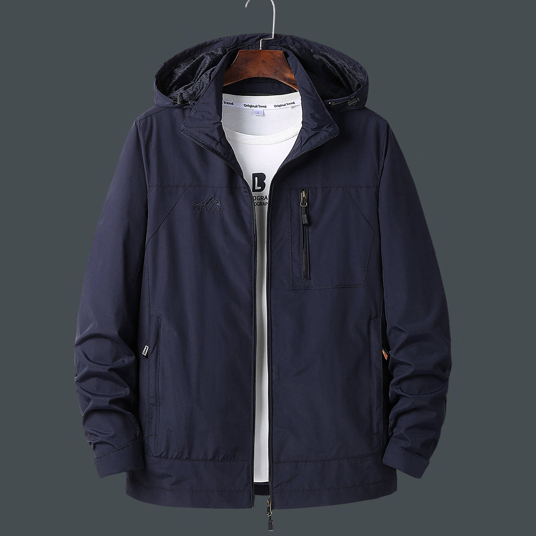 Herren Technische Outdoorjacke mit verstellbarer Kapuze Echo Archiv