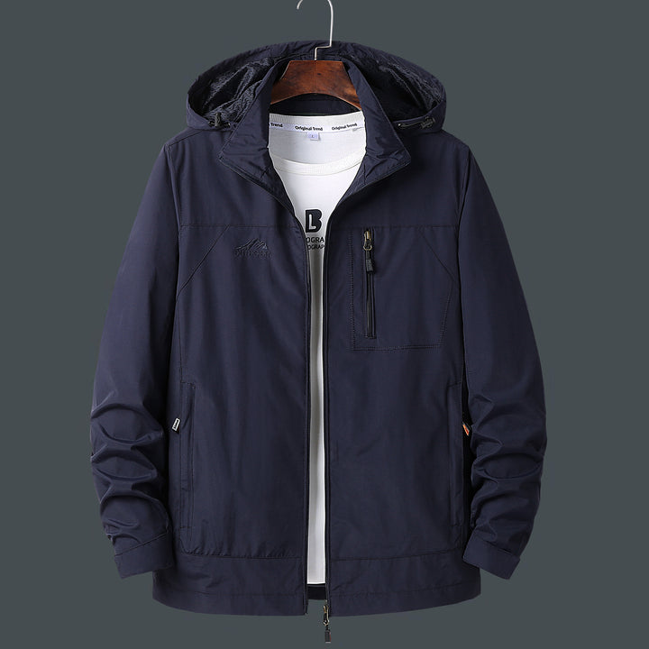Herren Technische Outdoorjacke mit verstellbarer Kapuze Echo Archiv