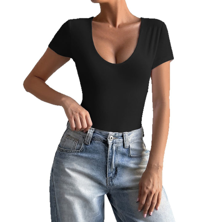 Damen Body mit tiefem Ausschnitt und seitlichen Einschnitten Echo Archiv