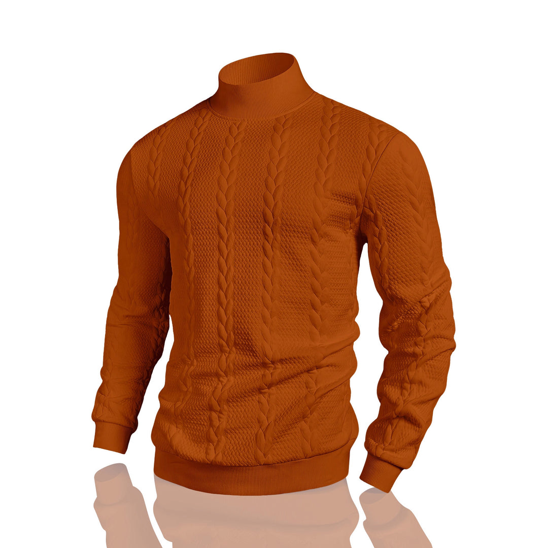 Herren Strickpullover mit hohem Kragen Echoarchiv