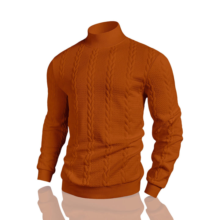 Herren Strickpullover mit hohem Kragen Echoarchiv