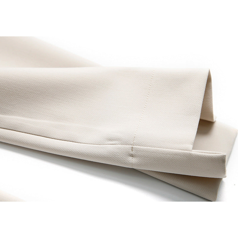 Damen Elegante und bequeme Hochtaillierte Anzughose mit Gürtel Echoarchiv