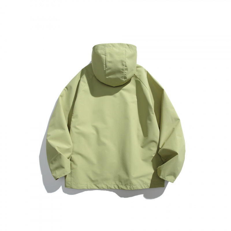 Unisex Leichte Tech-Regenjacke mit asymmetrischem Reißverschluss Echo Archiv