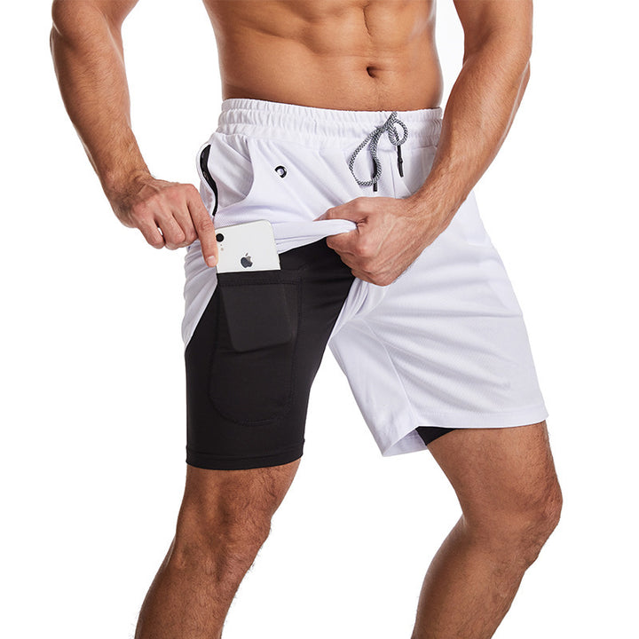Herren Sportliche Hybrid-Shorts mit praktischen Taschen und atmungsaktivem Material Echoarchiv