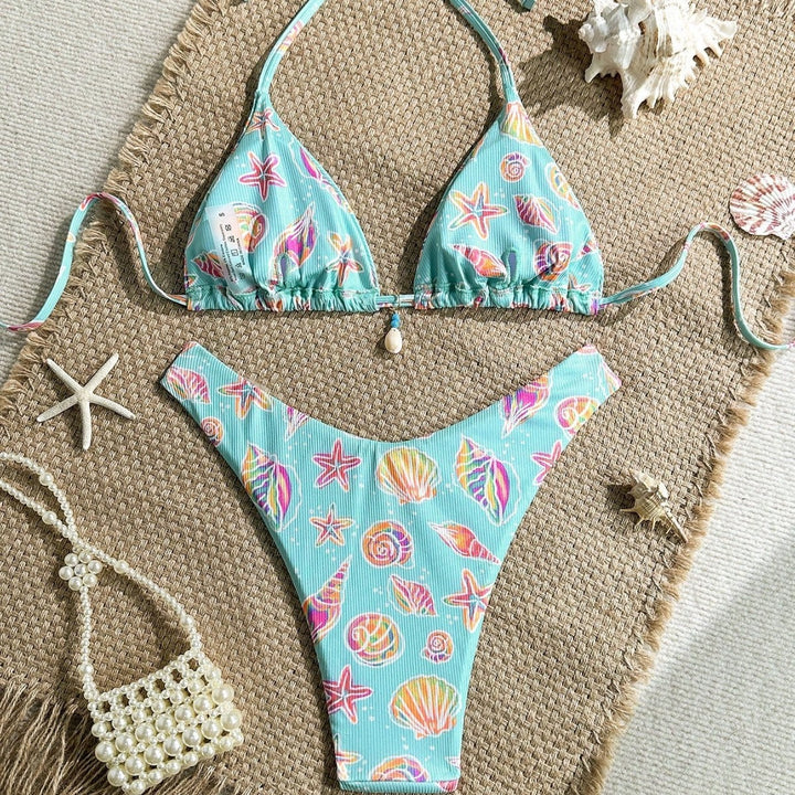 Damen Triangel-Bikini mit maritimen Verzierungen Echo Archiv