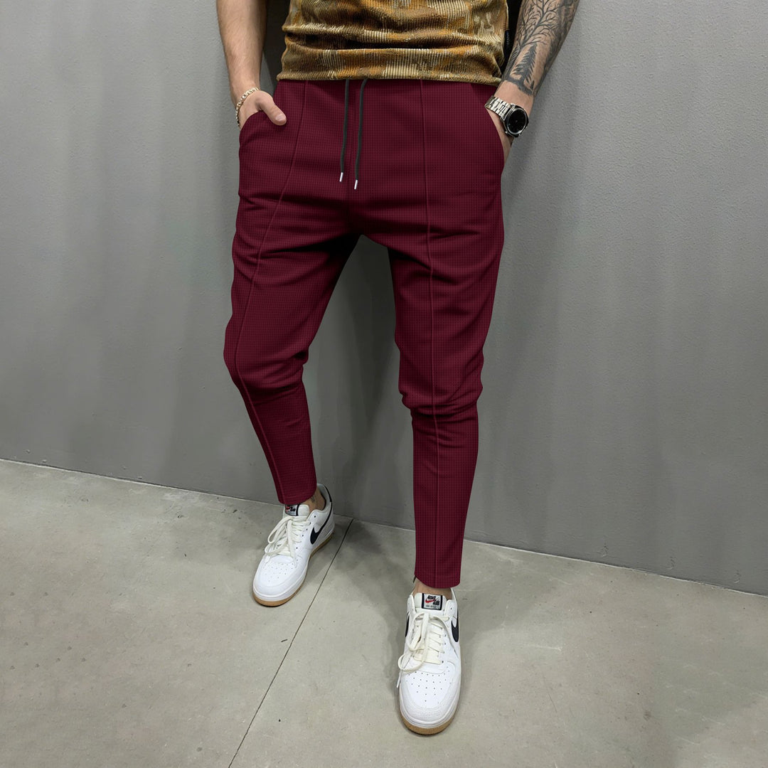 Herren elegante Jogginghose mit stylishen Details Echoarchiv