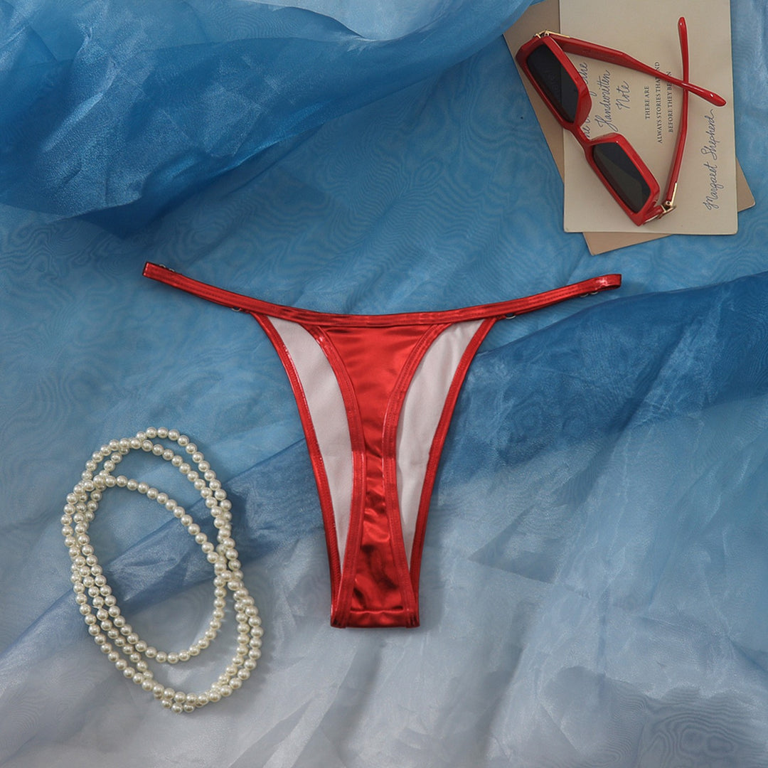 Damen Hochgeschnittener Bikini-Höschen mit elegantem Design Echo Archiv