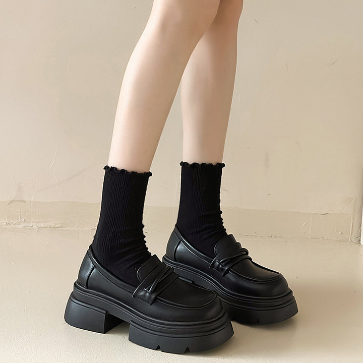 Damen Modische Lederslipper Echo Archiv