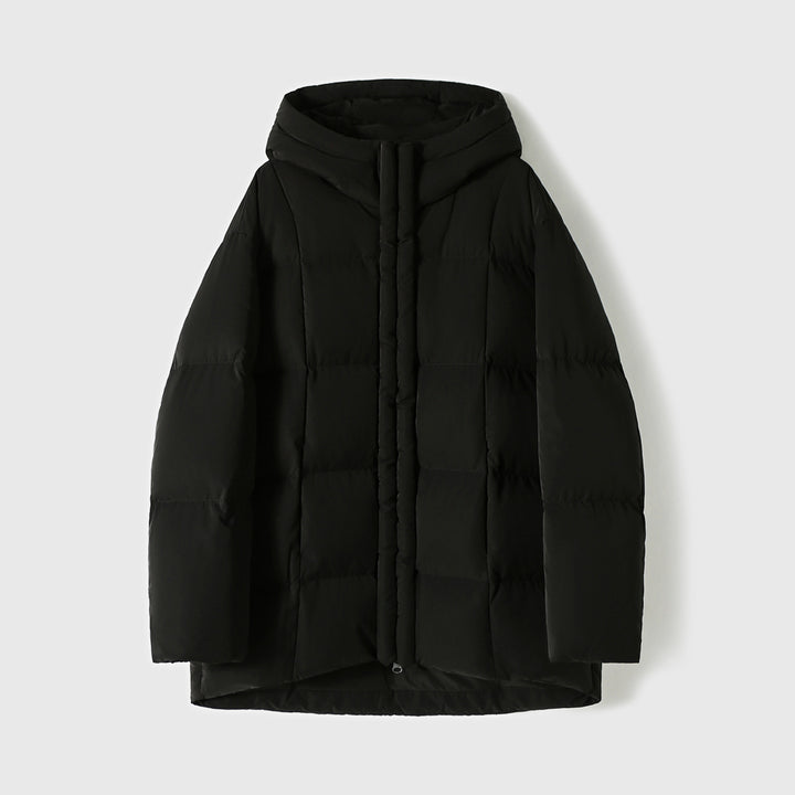 Damen Modische lange Daunenjacke Echoarchiv