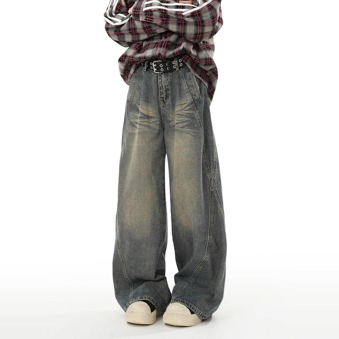 Damen Weitgeschnittene Jeans Echoarchiv