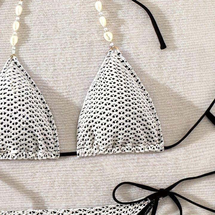 Damen Triangel-Bikini mit Muscheldetails Echo Archiv