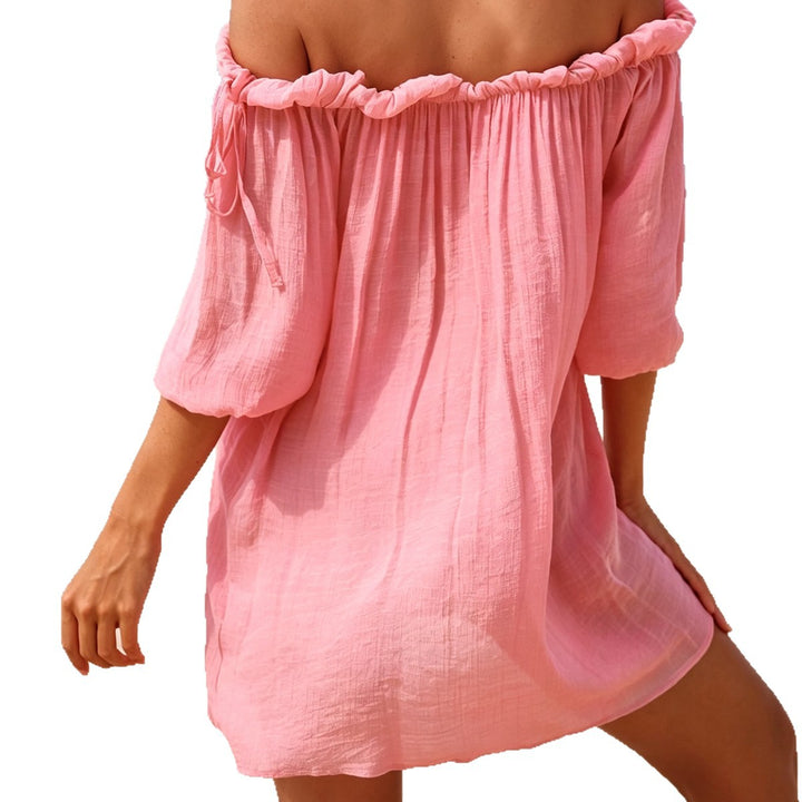 Damen Off-Shoulder Strandkleid Echo Archiv