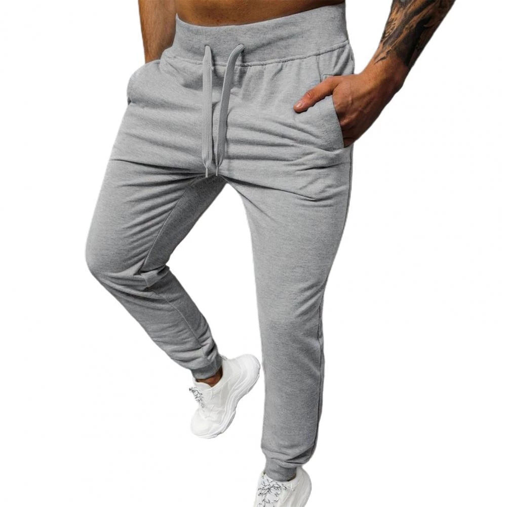 Herren bequeme Jogginghose mit seitlichen Taschen und elastischem Bund Echoarchiv