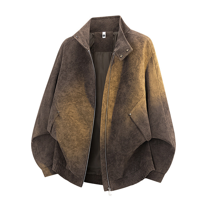 Damen Oversize Bomberjacke aus Velours mit wattierter Innenfütterung und elastischem Saum Echoarchiv