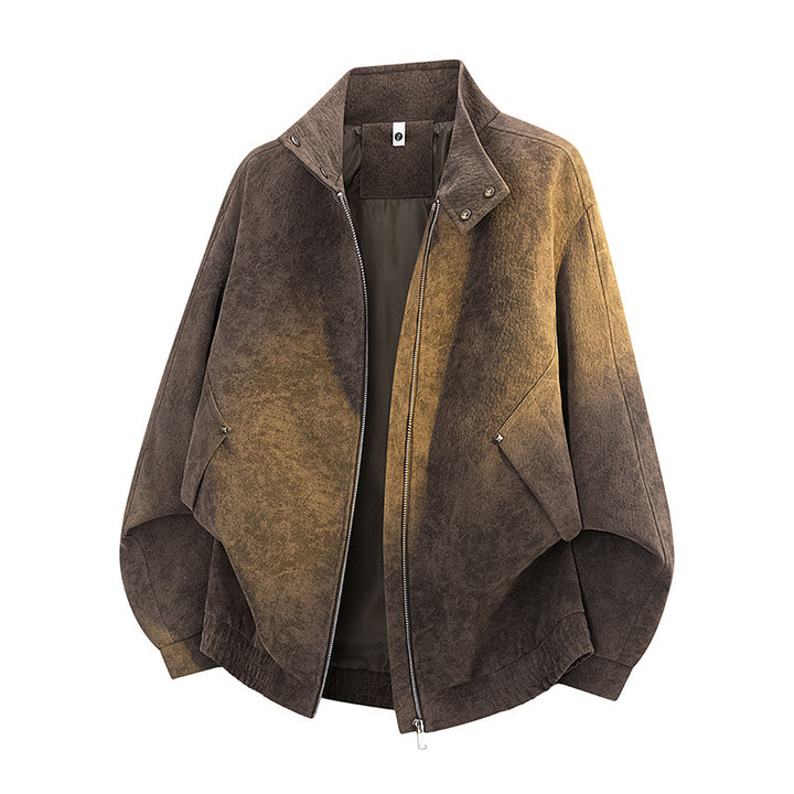 Damen Oversize Bomberjacke aus Velours mit wattierter Innenfütterung und elastischem Saum Echoarchiv