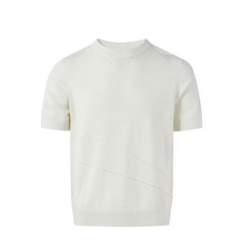 Herrenmode Strick T-Shirt mit Rundhals Echo Archive