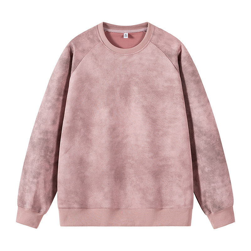 Herren Oversized Sweatshirt mit gebürstetem Fleece-Innenfutter und Vintage-Waschung Echo Archiv