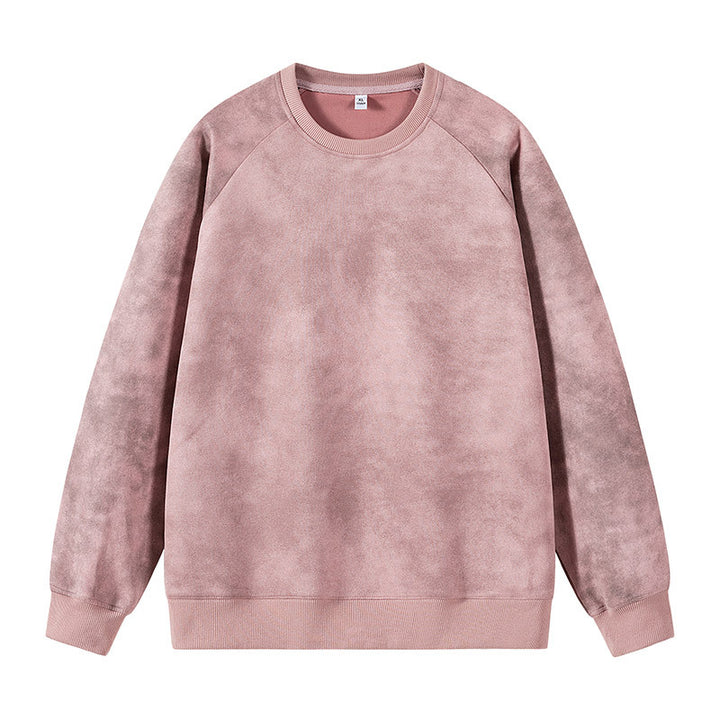 Herren Oversized Sweatshirt mit gebürstetem Fleece-Innenfutter und Vintage-Waschung Echo Archiv