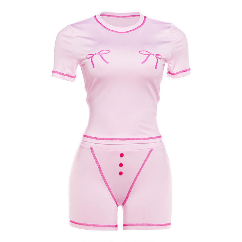 Damen Sportliches Set mit verspielten Details Echo Archiv