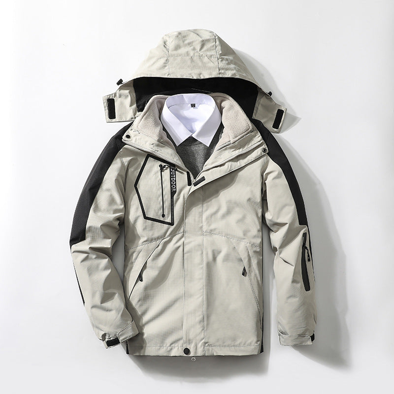 Herren Technische Regenjacke Echo Archiv