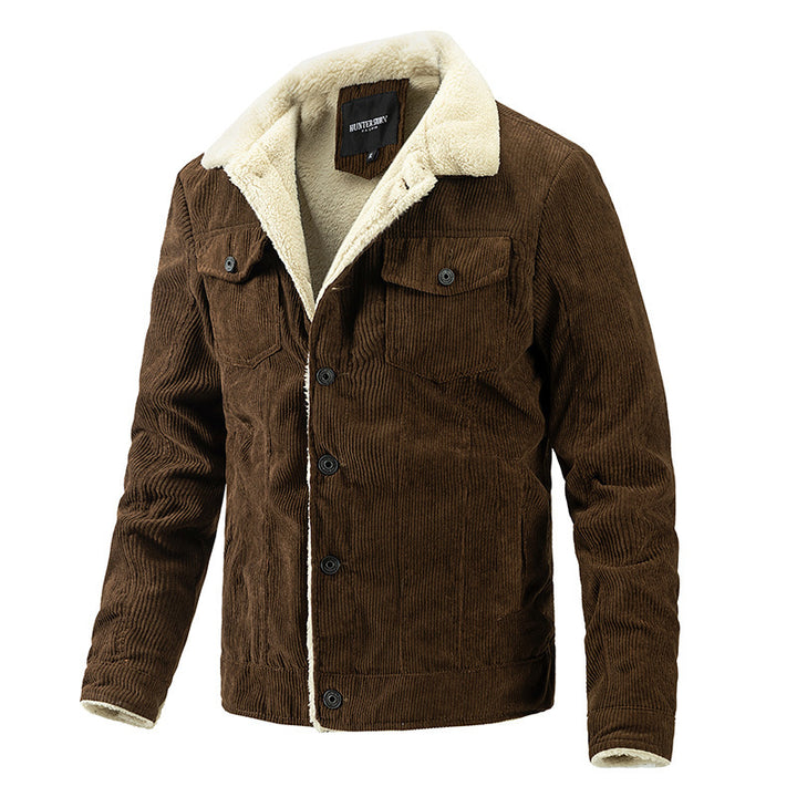 Herren Kordjacke mit weichem Teddyfutter Echoarchiv
