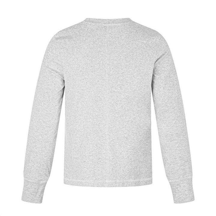 Herren Langarm-Sweatshirt mit Rundhalsausschnitt und sportischem Nummern-Print Echoarchiv