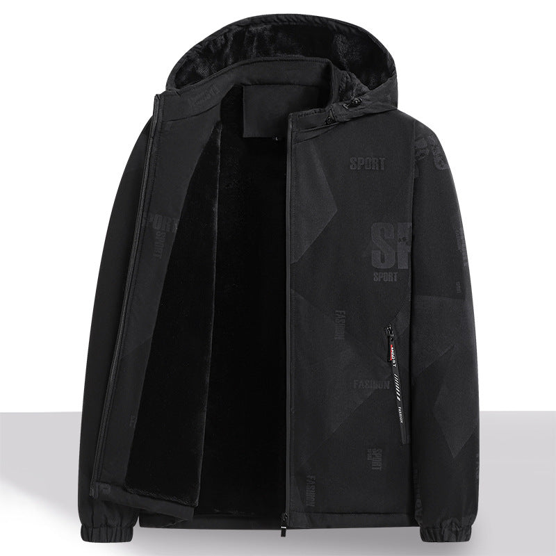 Herren Sportliche Warmjacke Echo Archiv