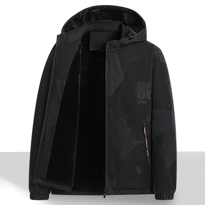 Herren Sportliche Warmjacke Echo Archiv