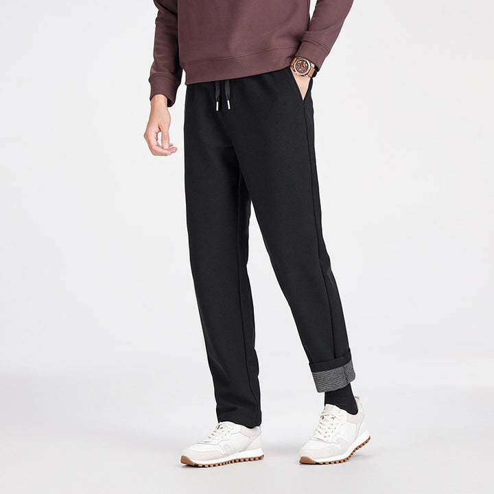 Herren Legere Jogginghose mit geradem Schnitt, elastischem Bund und umgeschlagenem Saum Echo Archiv