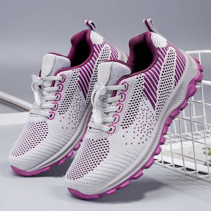Damen nan gestrickter Slip-On Sportsneaker mit Schnellzug-Kordel Echo Archiv