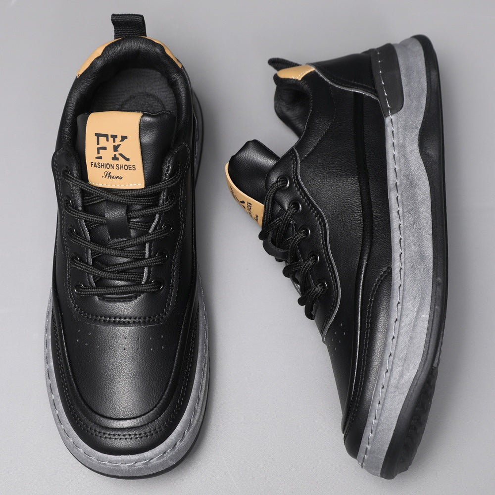 Herren Sportliche Leder Sneaker Echoarchiv