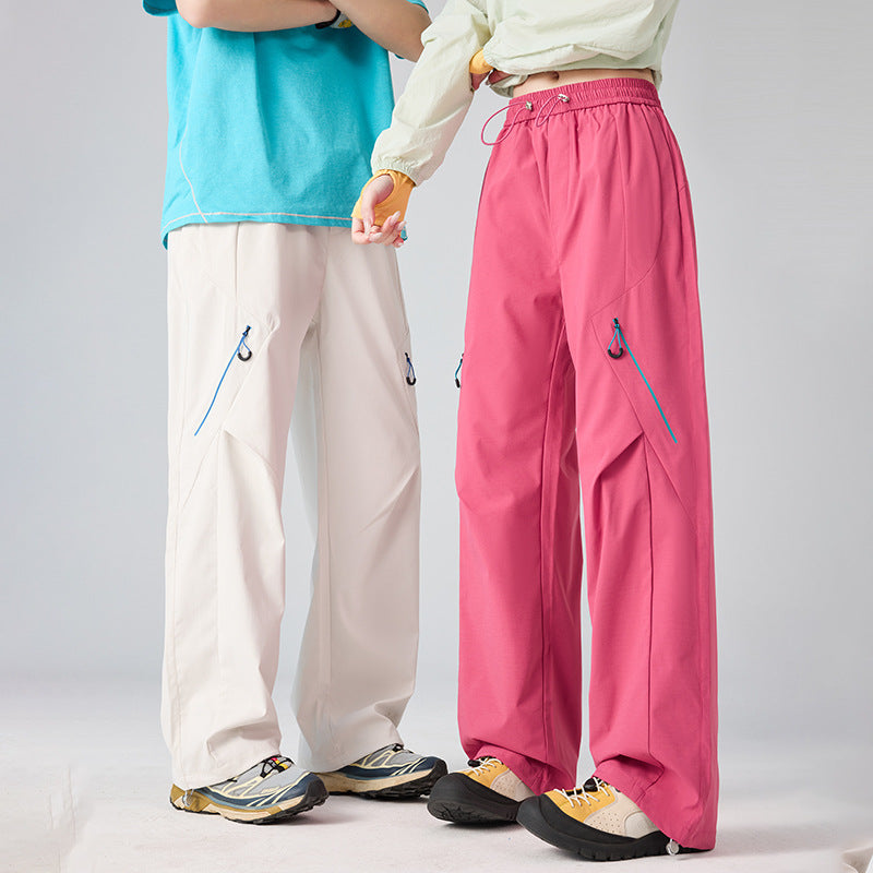 Herren Weite technische Cargo-Hose mit Utility-Taschen und elastischem Bund Echoarchiv