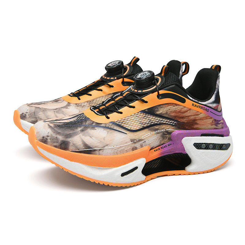 Damen gedämpfte Fashion-Plateau-Sneaker mit sichtbarer Luftkammersohle und elastischem Schaft Echo Archiv