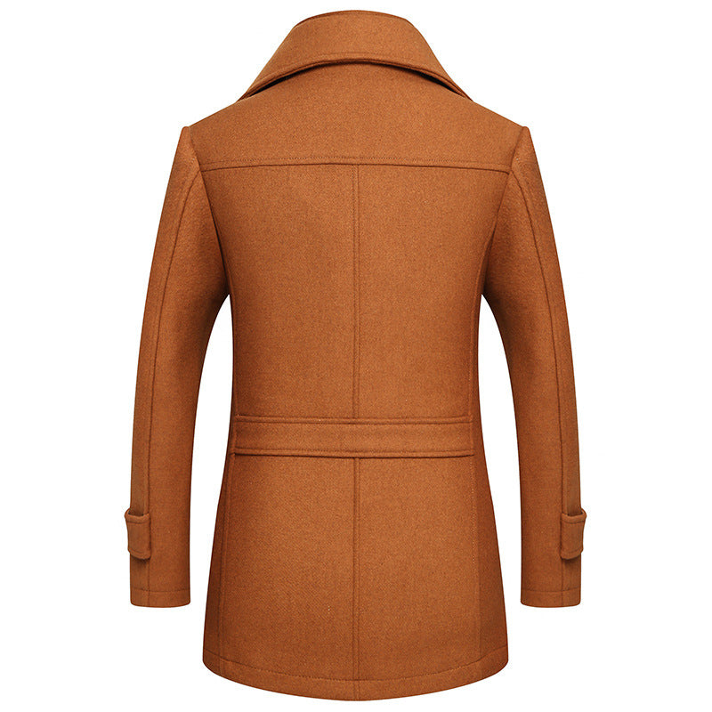 Herren Elegante und stilvolle Wolljacke Echo Archiv