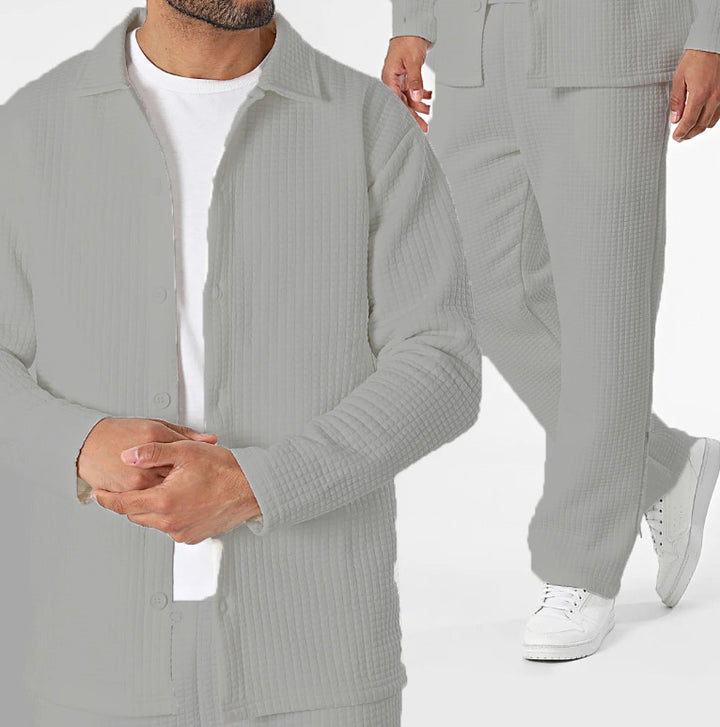 Herren strukturierte Jacke im modernen Design Echoarchiv