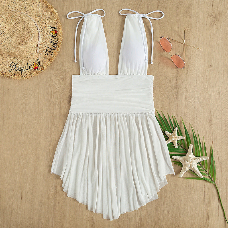 Damen verspieltes Strandkleid Echo Archiv