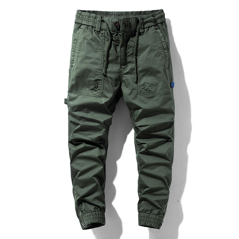 Herren Multifunktions-Cargojoggerhose mit elastischem Komfortbund, Karabiner‑Loop und Zipper-Knöchel Echo Archiv