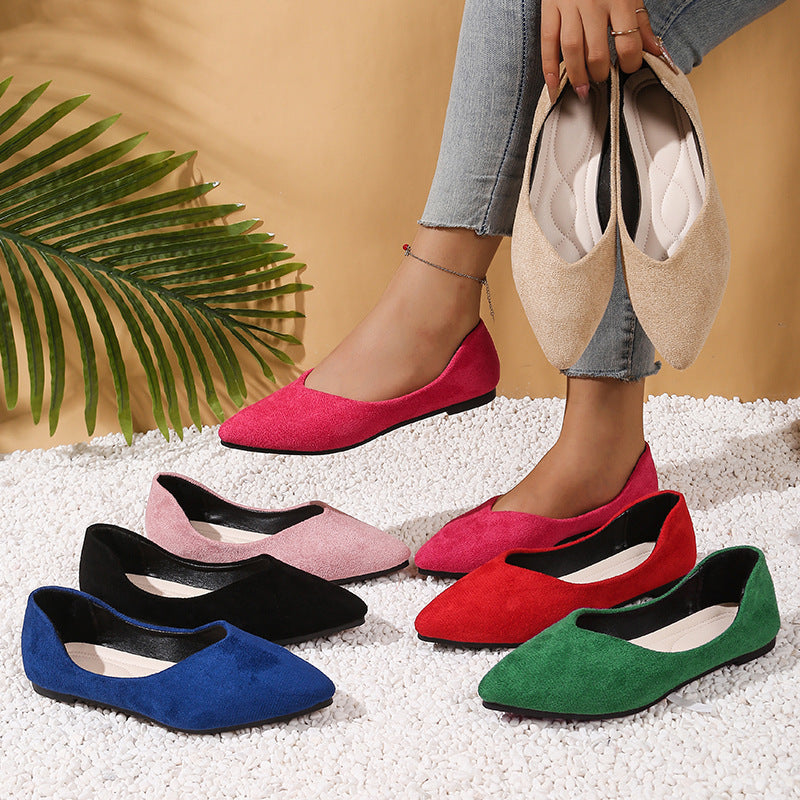Damen elegante Ballerinas mit spitzer Zehenpartie und ultraleichter Sohlenkonstruktion Echoarchiv