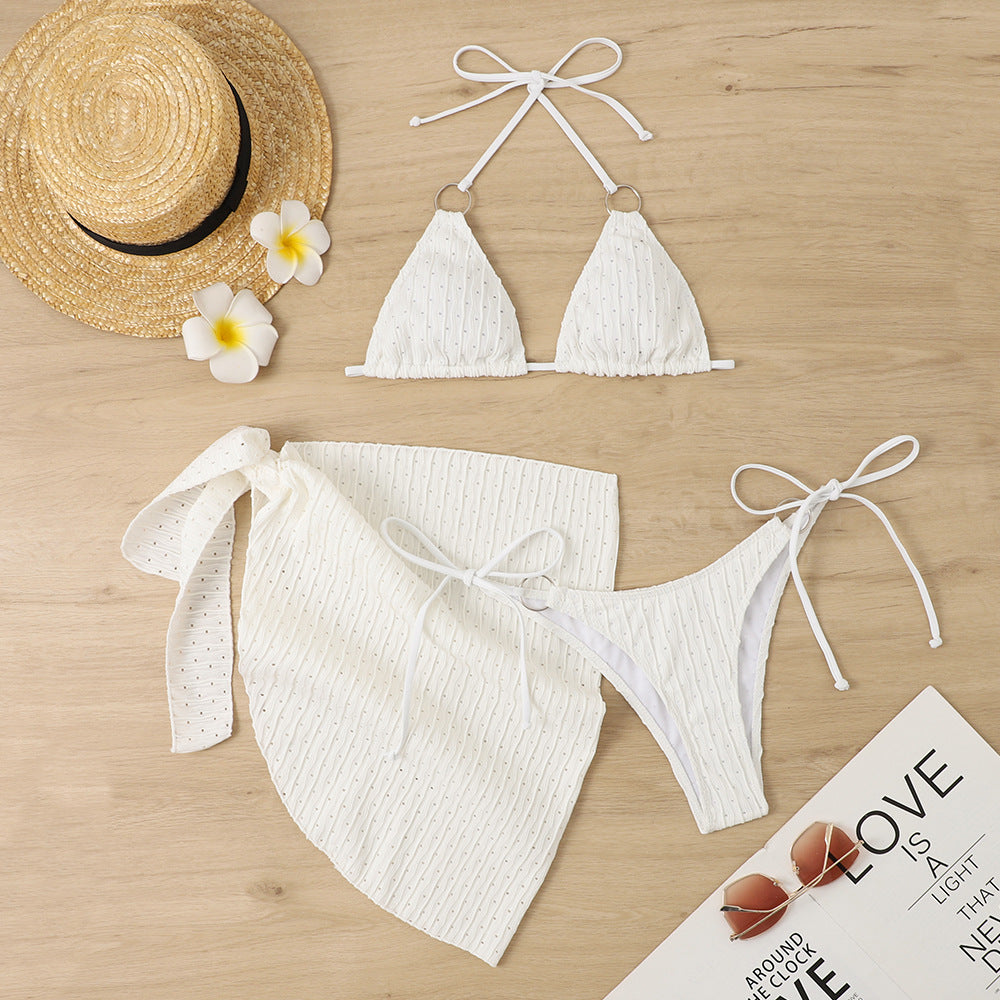 Damen Triangel Bikini-Set mit schickem Wickelrock Echo Archiv
